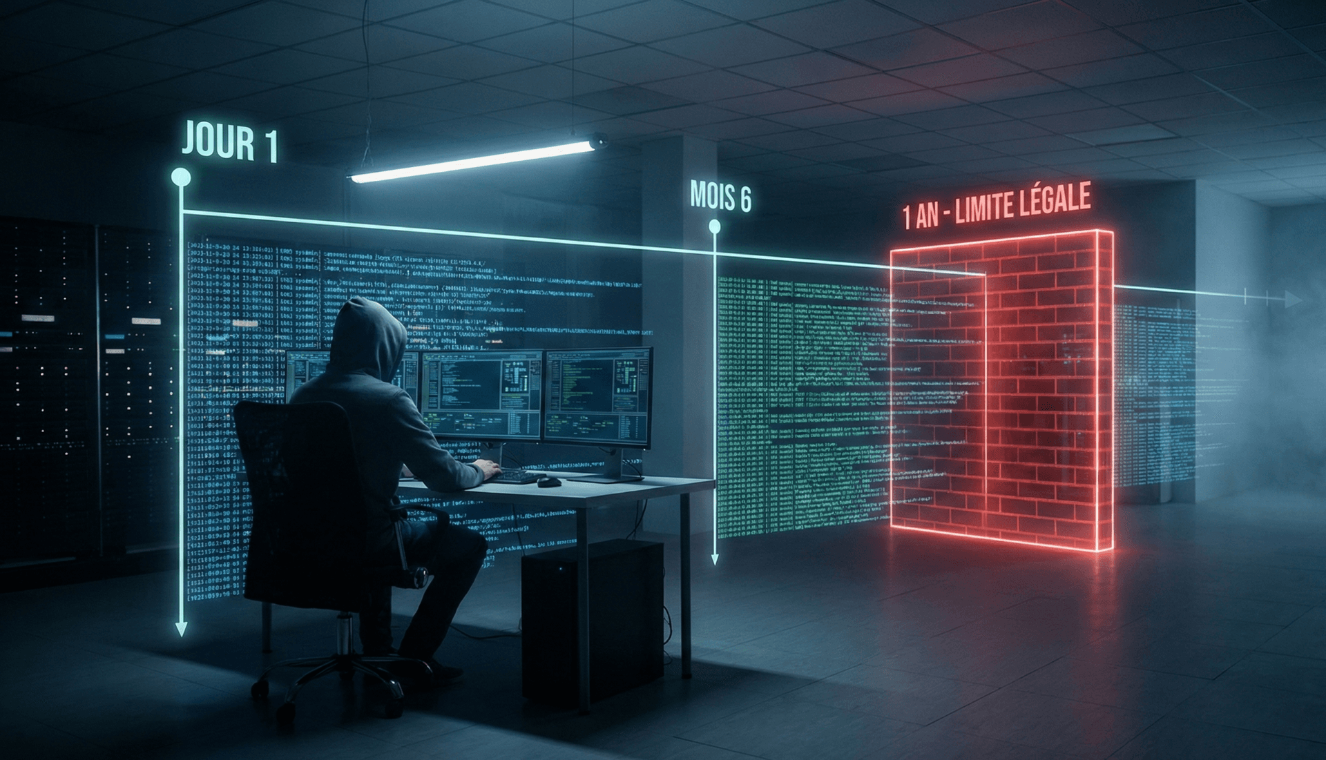 Quelle est la durée de conservation légale des logs ?